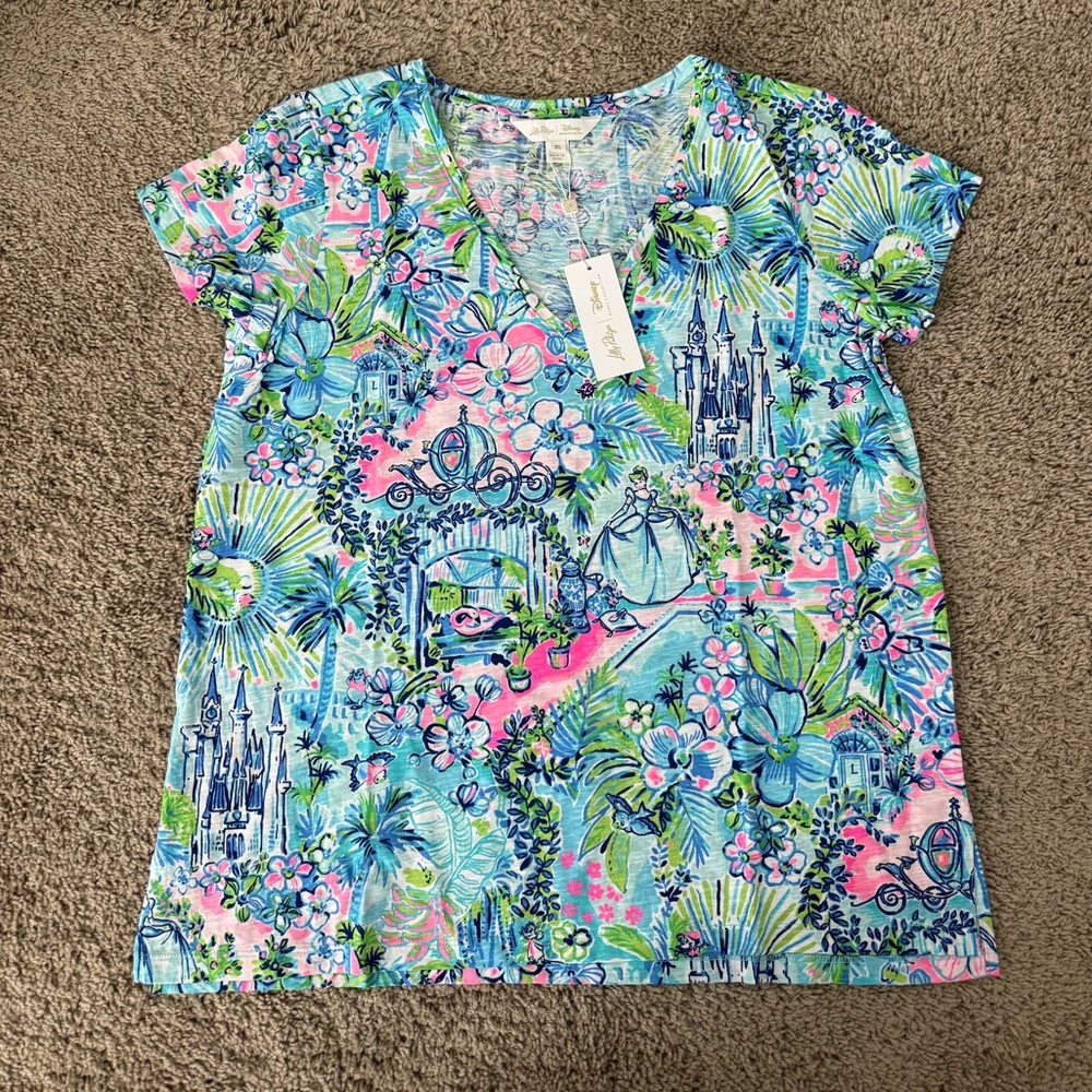 Lilly Pulitzer Cinderella Meredith Tee NWT